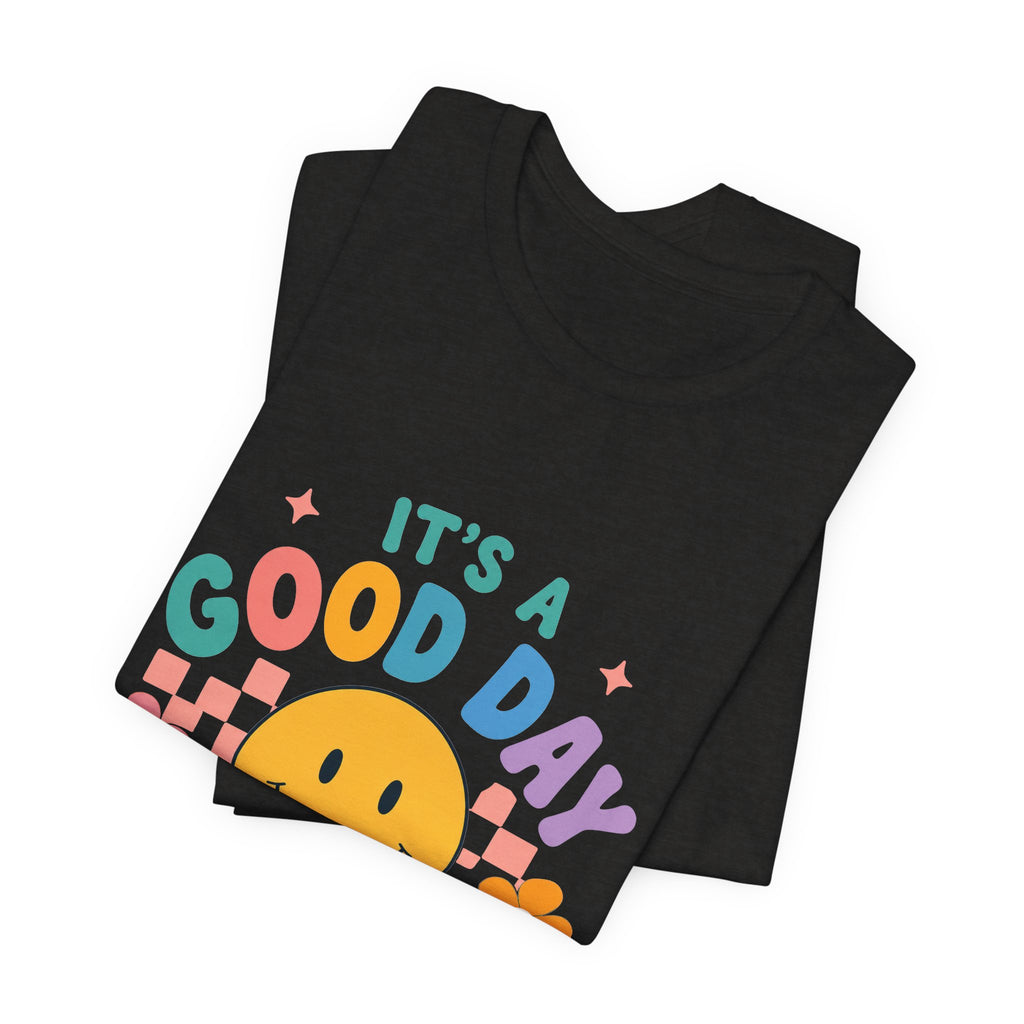 It's a Good Day to Learn Tee — Smiley Retro Kids' Learning T-Shirt
