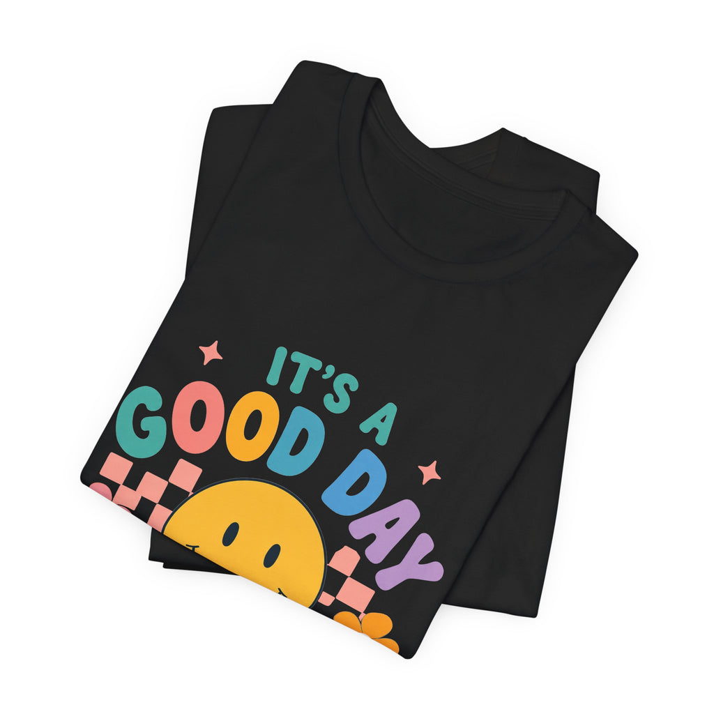 It's a Good Day to Learn Tee — Smiley Retro Kids' Learning T-Shirt