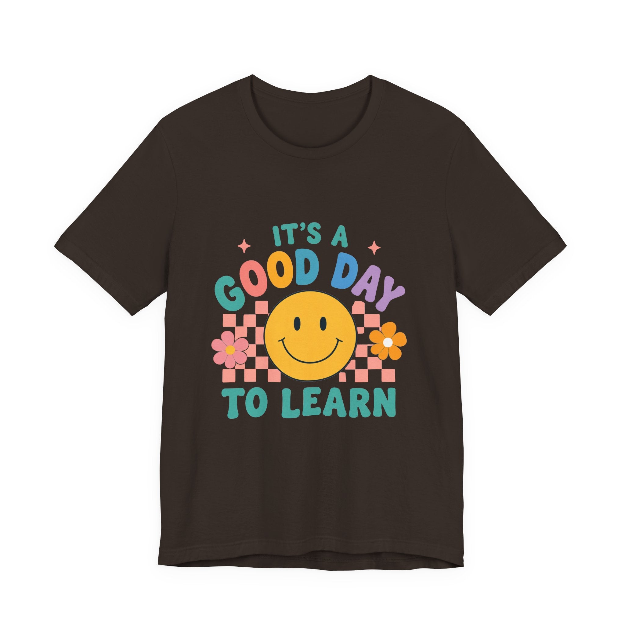 It's a Good Day to Learn Tee — Smiley Retro Kids' Learning T-Shirt
