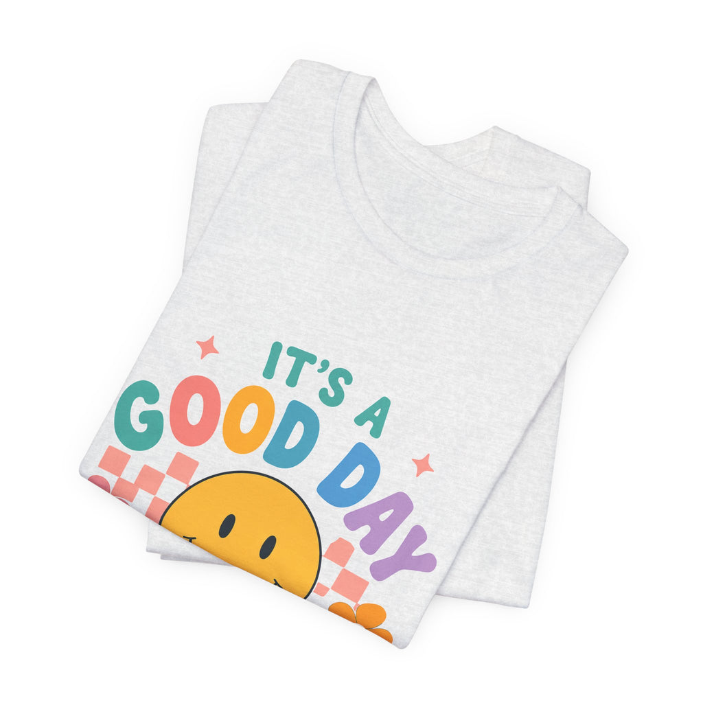It's a Good Day to Learn Tee — Smiley Retro Kids' Learning T-Shirt