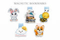 Cute Magnetic Bookmarks, Animal & Floral Page Clips, Book Lover Gift