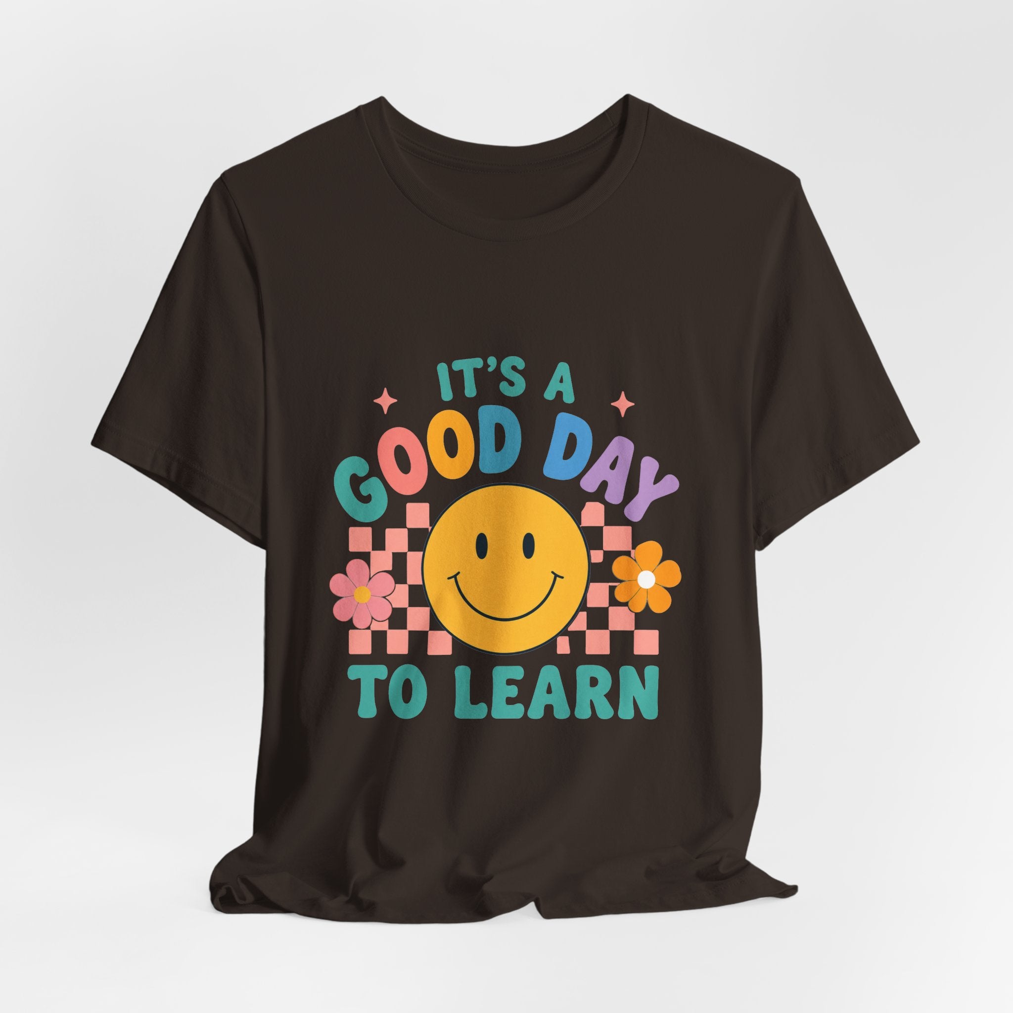 It's a Good Day to Learn Tee — Smiley Retro Kids' Learning T-Shirt