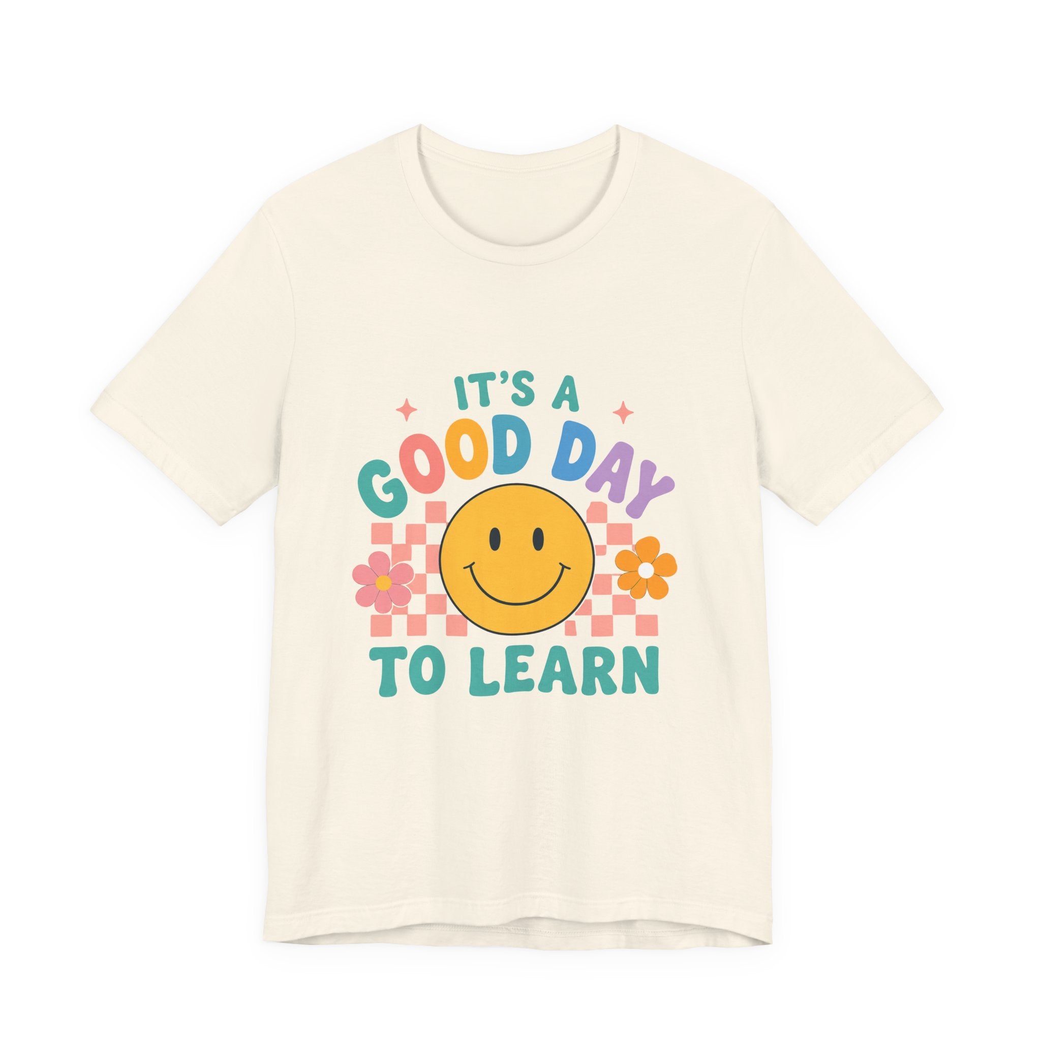 It's a Good Day to Learn Tee — Smiley Retro Kids' Learning T-Shirt