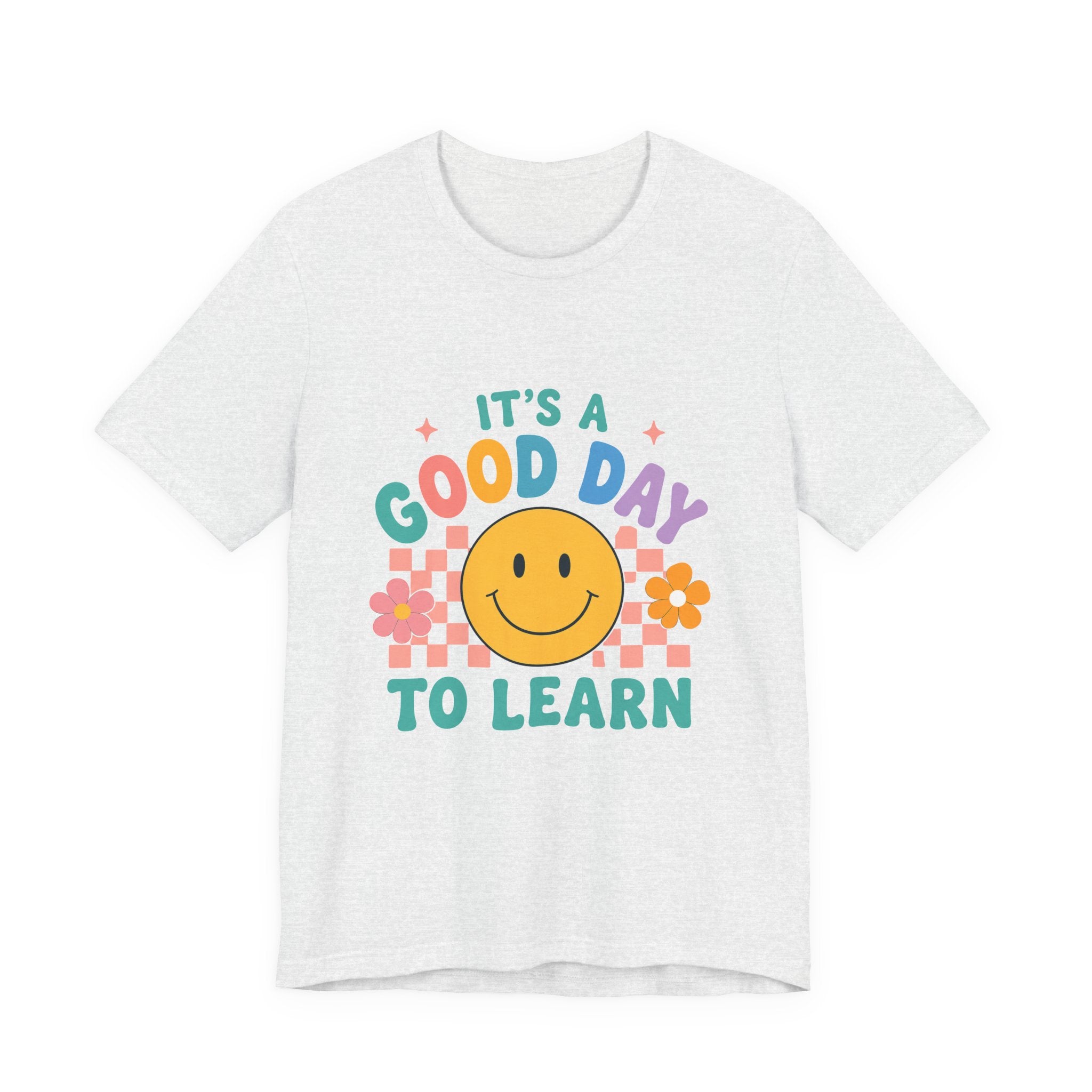 It's a Good Day to Learn Tee — Smiley Retro Kids' Learning T-Shirt