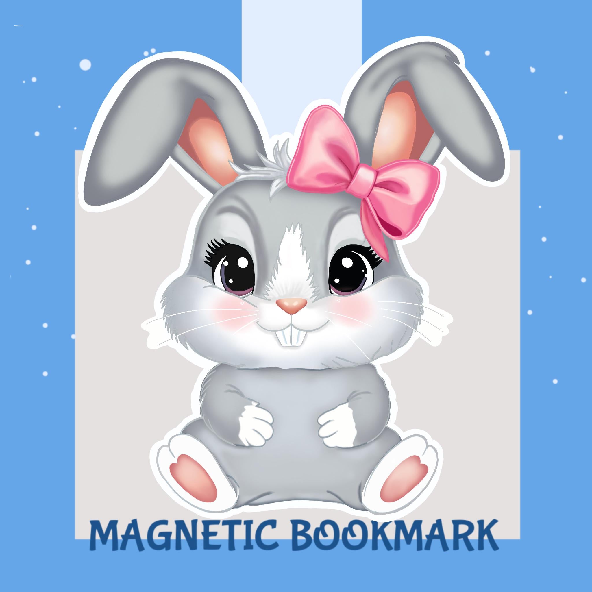 Cute Magnetic Bookmarks, Animal & Floral Page Clips, Book Lover Gift