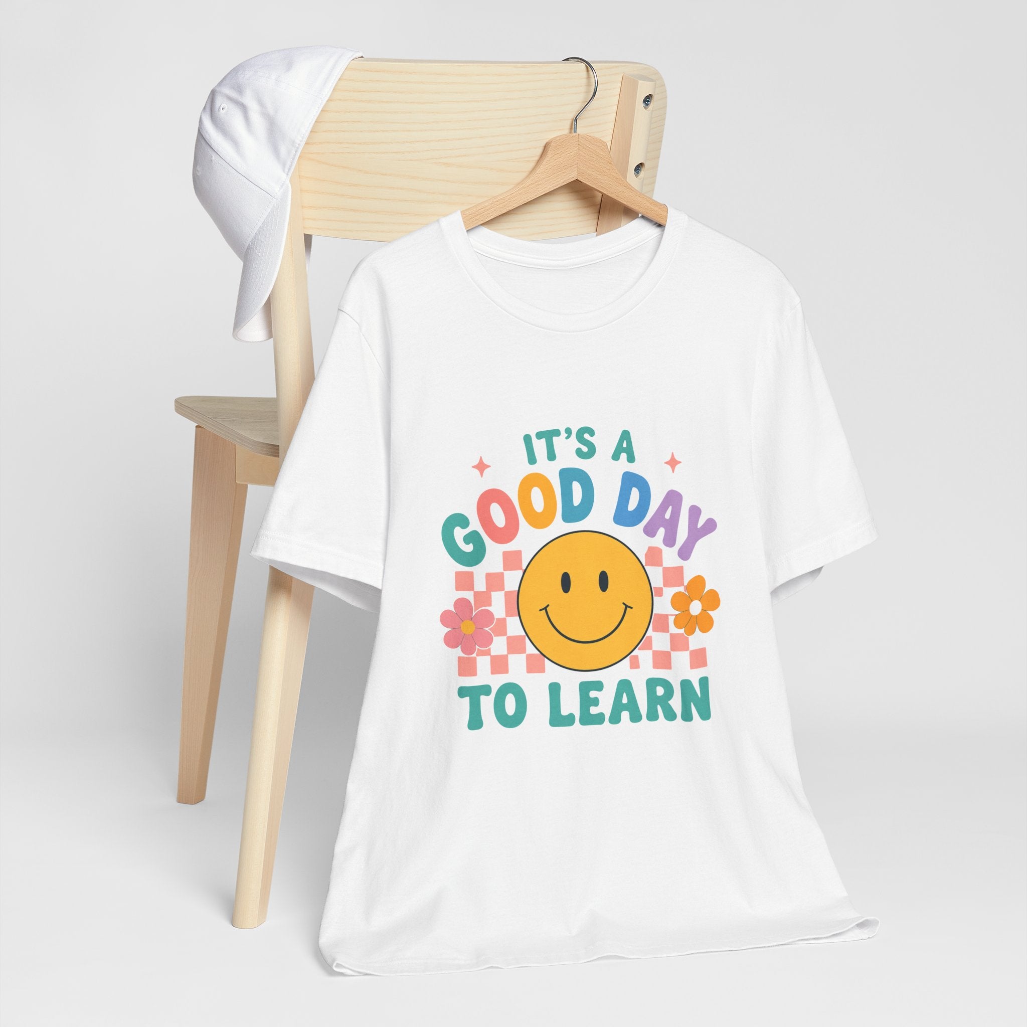 It's a Good Day to Learn Tee — Smiley Retro Kids' Learning T-Shirt