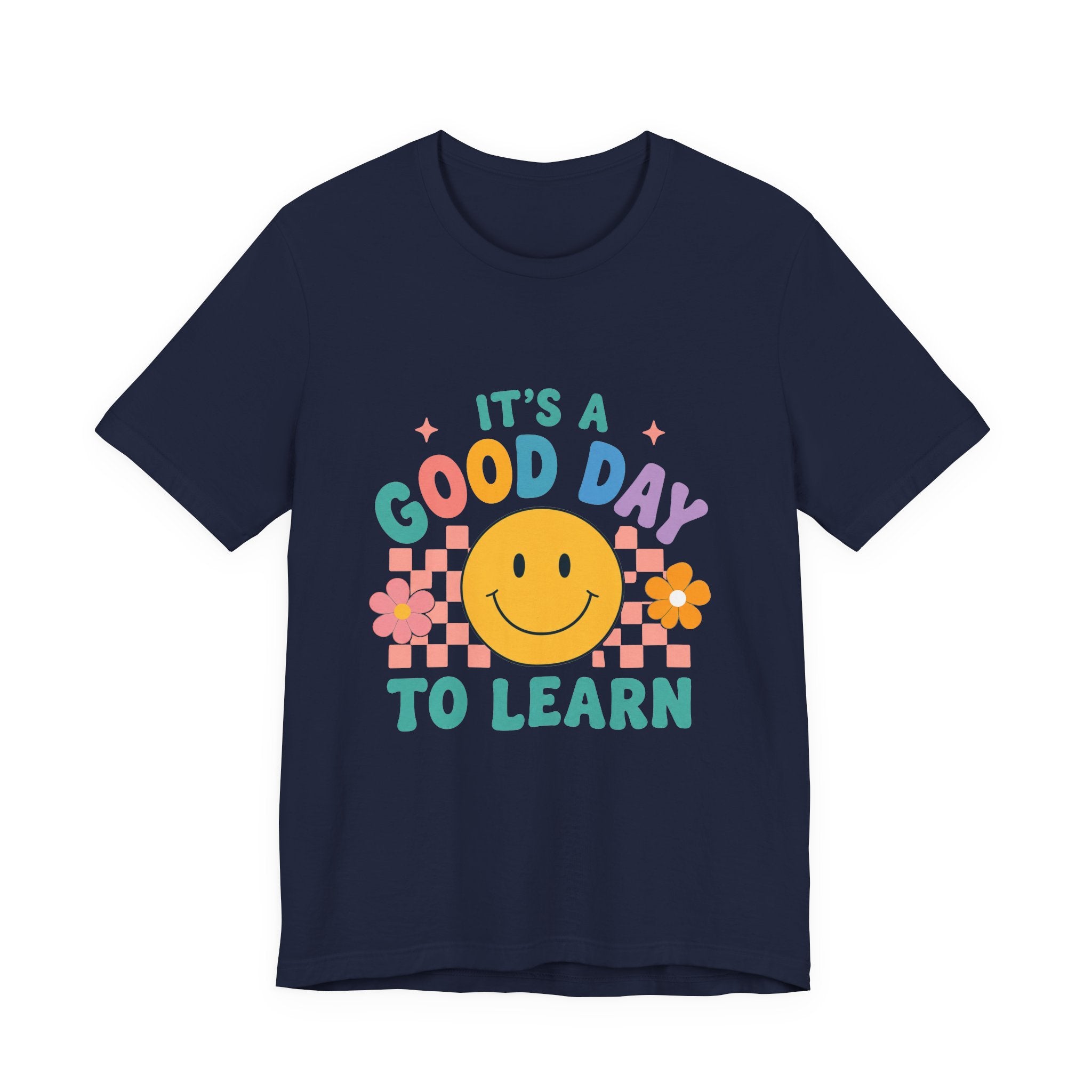 It's a Good Day to Learn Tee — Smiley Retro Kids' Learning T-Shirt