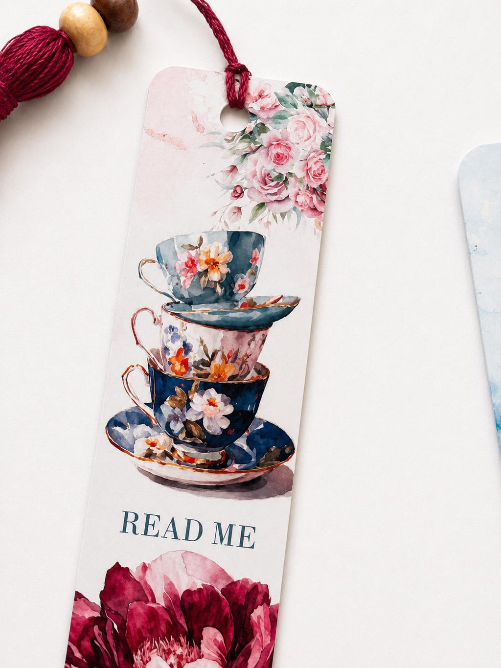 Fairytale Castle Bookmark | Watercolor Fantasy Reading Accessory (Laminated)