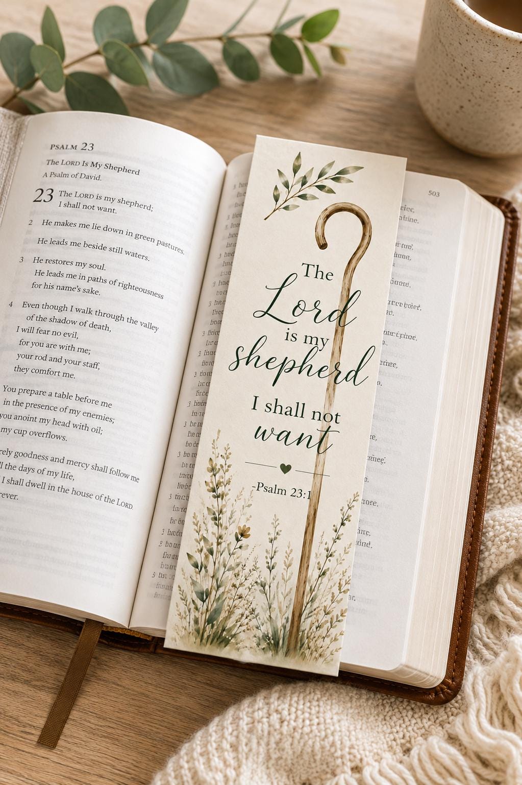 Christian Bible Verse Bookmarks, Handmade Scripture Gift for Women, Floral Faith Encouragement Bookmark Set