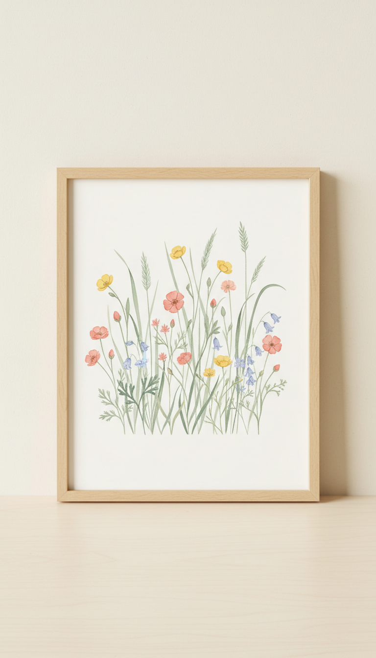 Botanical Meadow Art Print